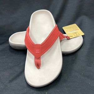Spenco Red Flip Flop Size 7